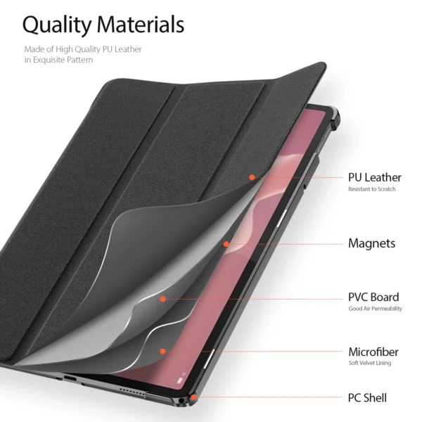 Dux Ducis Domo flip and smart sleep case for Lenovo Tab M11 - blackeng