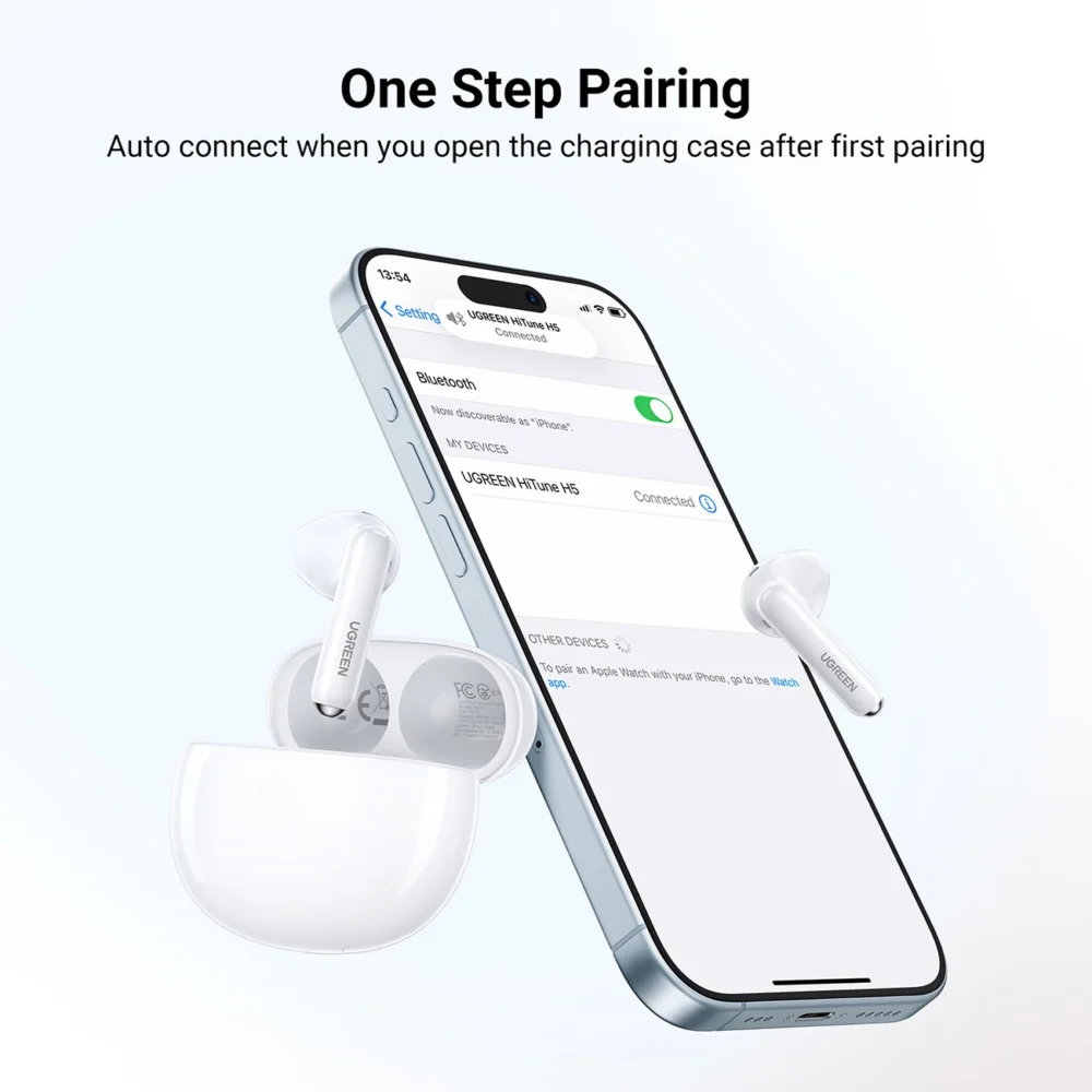 Ugreen HiTune H5 WS201 TWS wireless headphones - whiteeng