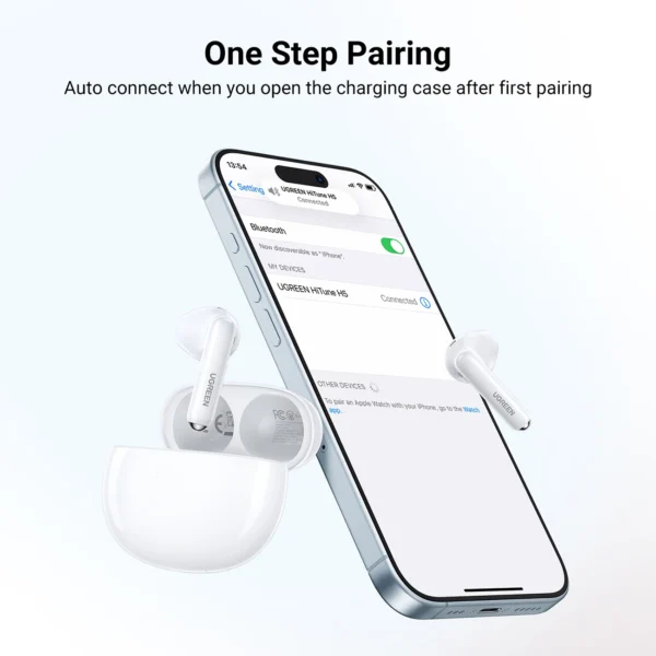 Ugreen HiTune H5 WS201 TWS wireless headphones - whiteeng