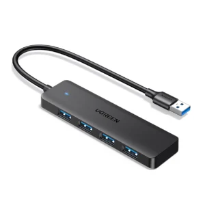 HUB Ugreen CM219 25851 with 4 USB-A 3.0 ports and USB-A 3.0 cable 15cm - blackeng
