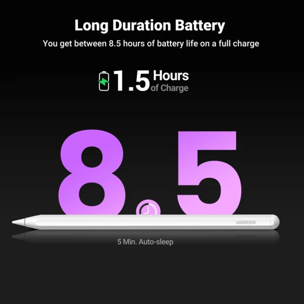Ugreen LP653 stylus with wireless charging for iPad tablets - whiteeng