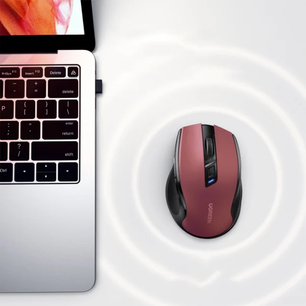 Ugreen MU006 wireless optical mouse USB 2.4GHz / Bluetooth 5.0 4000 DPI - redeng