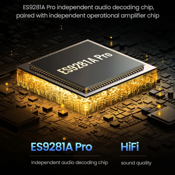 Ugreen CM545 DAC headphone amplifier from USB-C to 3.5 mm mini jack - blackeng