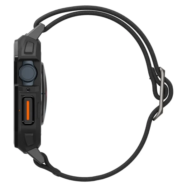 Spigen Lite Fit Pro Case with Strap for Apple Watch 4 / 5 / 6 / 7 / 8 / 9 / SE (44 / 45 mm) - Matte Blackeng
