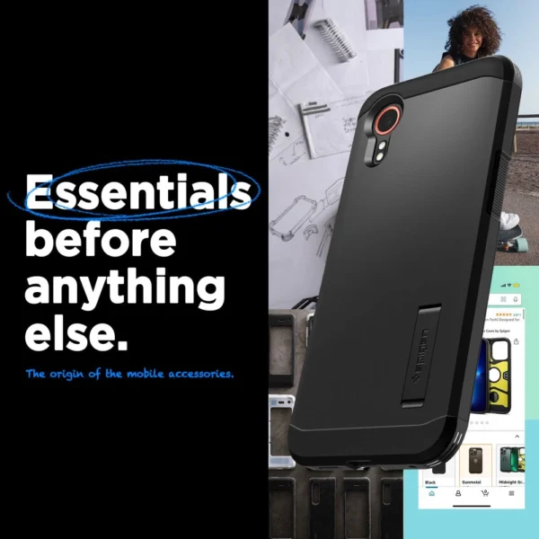 Spigen Tough Armor case for Samsung Galaxy XCover 7 - blackeng
