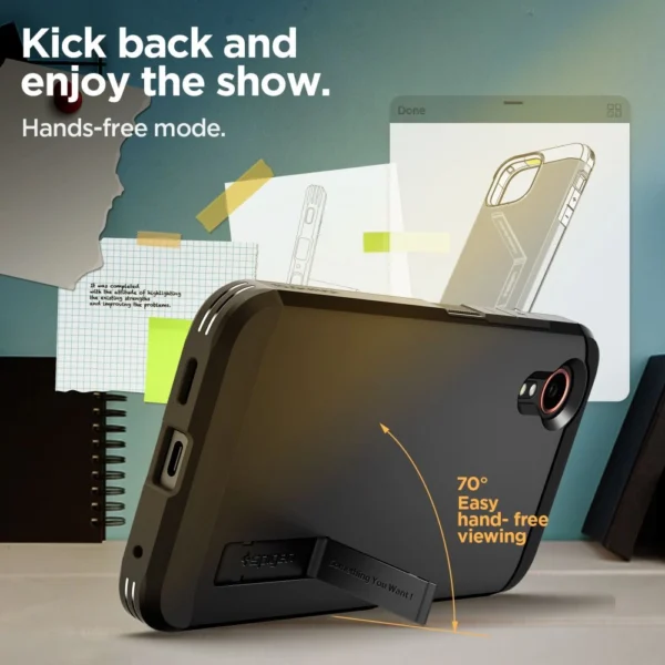 Spigen Tough Armor case for Samsung Galaxy XCover 7 - blackeng