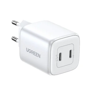 [RETURNED ITEM] Quick charger GaN 2 x USB-C 45W QC PD Ugreen CD294 - whiteeng