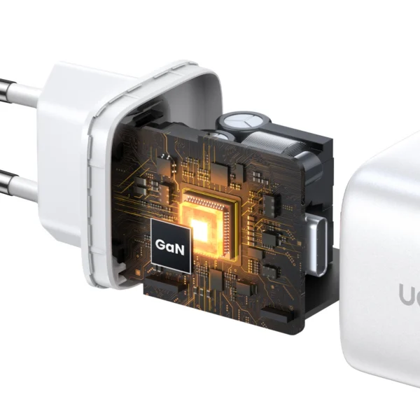 [RETURNED ITEM] Quick charger GaN 2 x USB-C 45W QC PD Ugreen CD294 - whiteeng