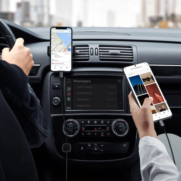 [RETURNED ITEM] Ugreen fast car charger USB-A / USB-C 30W PD PPS gray (CD130)eng