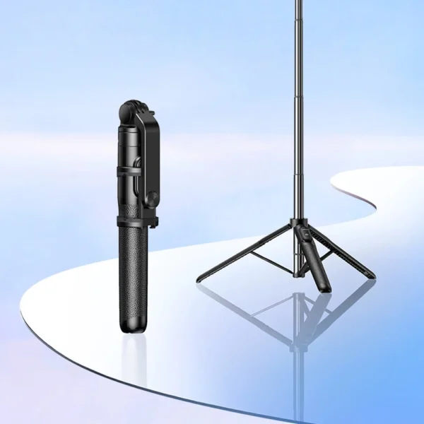[RETURNED ITEM] Selfie stick / telescopic pole with stand and Bluetooth remote control 1.5m Ugreen LP586 - blackeng