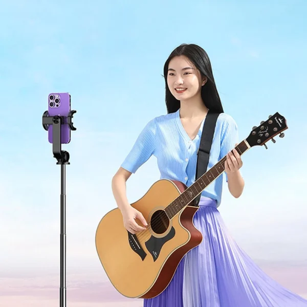 [RETURNED ITEM] Selfie stick / telescopic pole with stand and Bluetooth remote control 1.5m Ugreen LP586 - blackeng