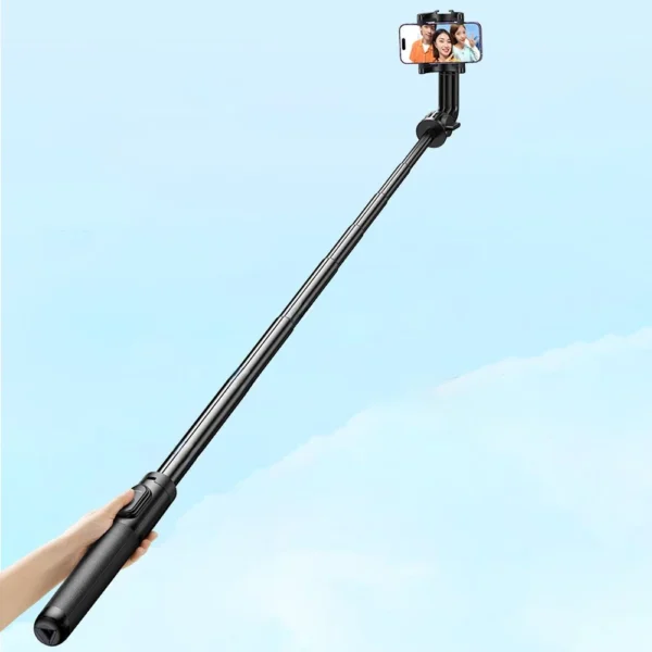 [RETURNED ITEM] Selfie stick / telescopic pole with stand and Bluetooth remote control 1.5m Ugreen LP586 - blackeng