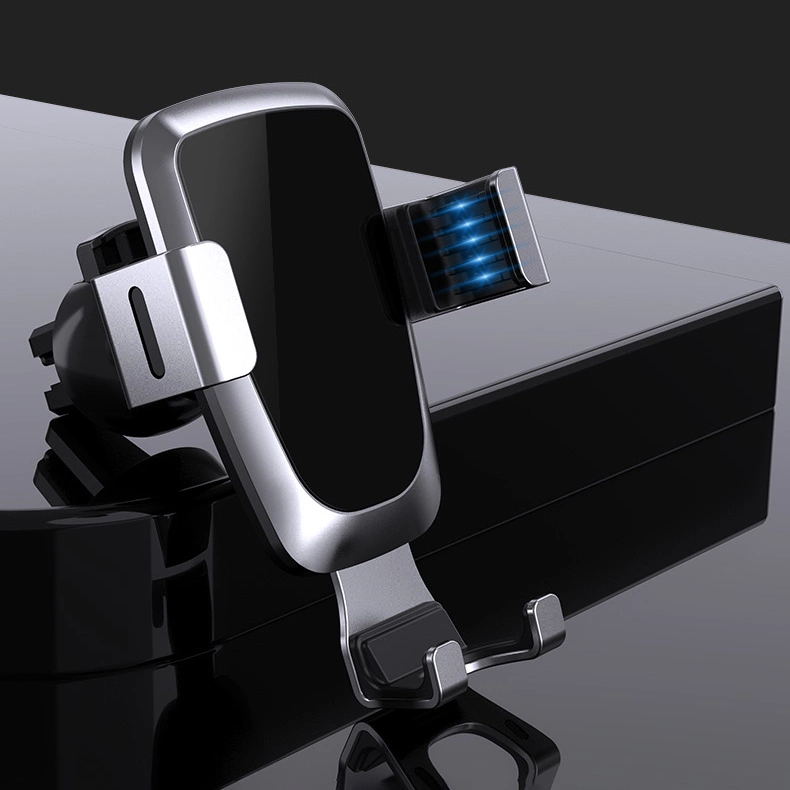 [RETURNED ITEM] Gravity smartphone car holder, black air vent grille (YC08)eng