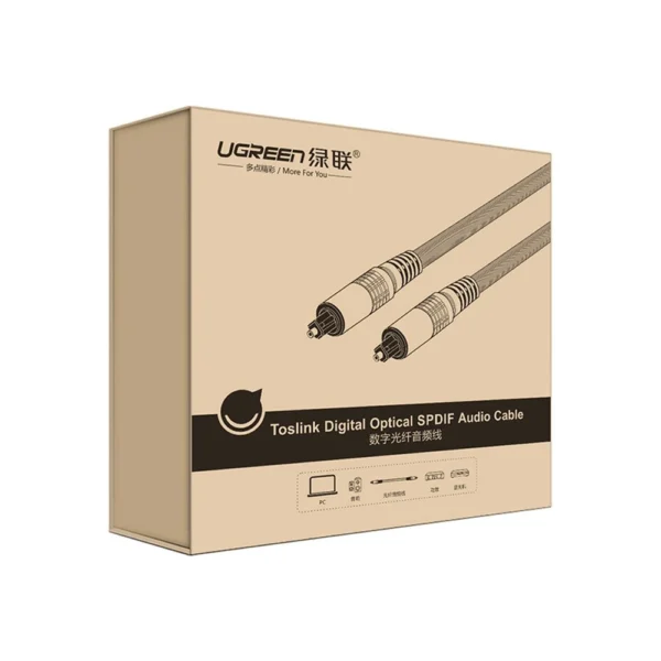 [RETURNED ITEM] Optical cable Ugreen AV108 Toslink/SPDIF 3m - grayeng