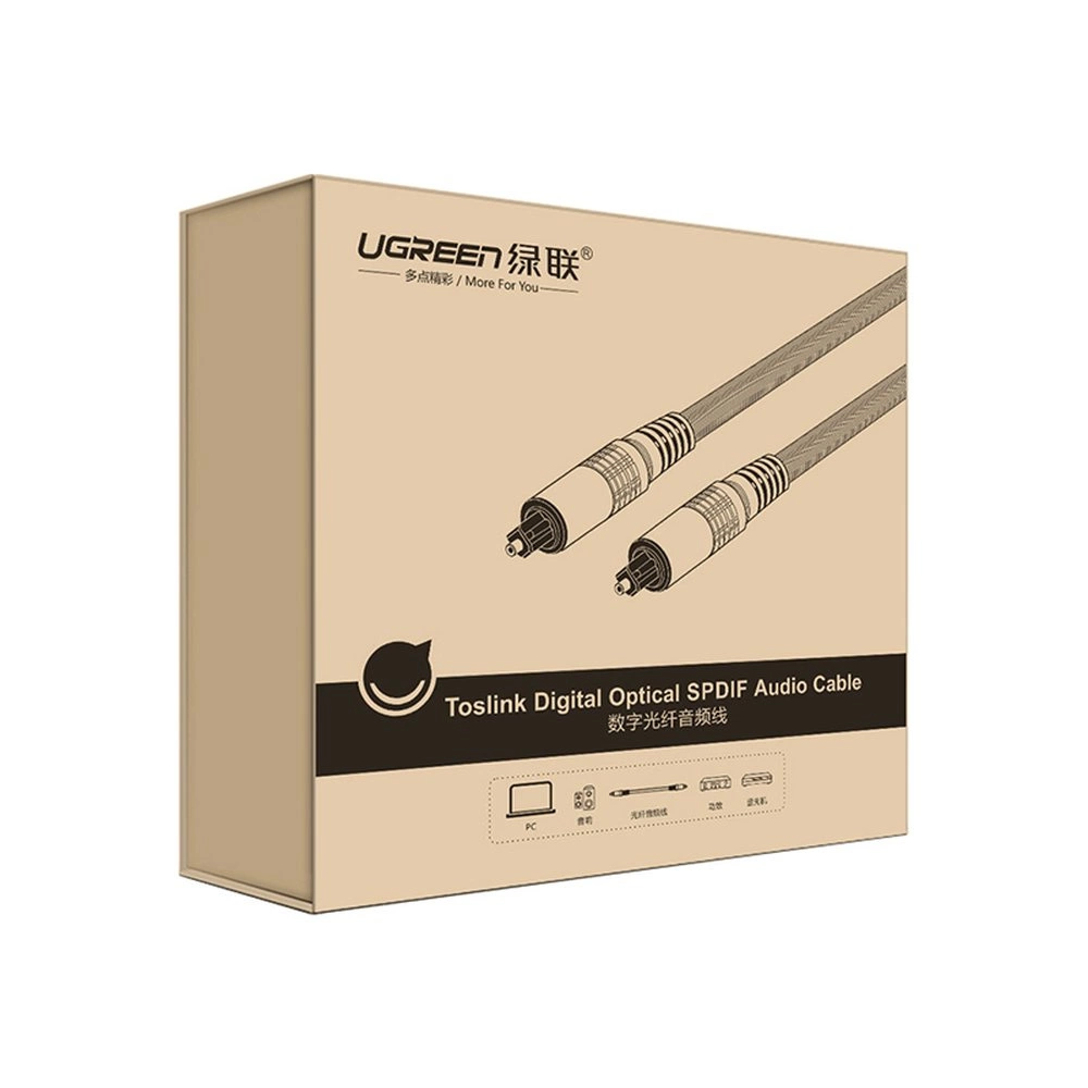 [RETURNED ITEM] Optical cable Ugreen AV108 Toslink/SPDIF 3m - grayeng