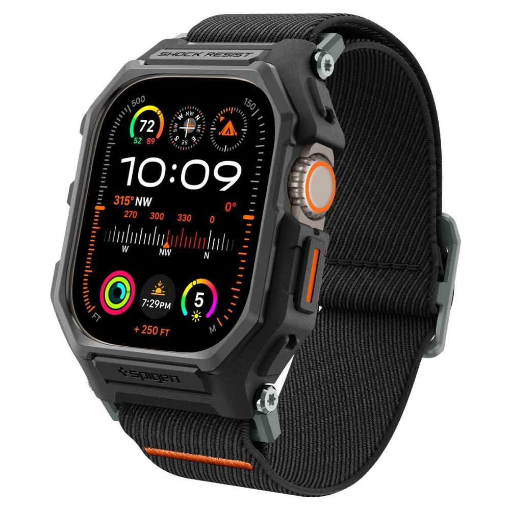 Spigen Lite Fit Pro Case with Strap for Apple Watch Ultra 1 / 2 (49mm) - Matte Blackeng