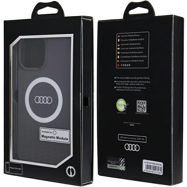 Audi IML Big Logo MagSafe case for iPhone 13 Pro Max - blackeng