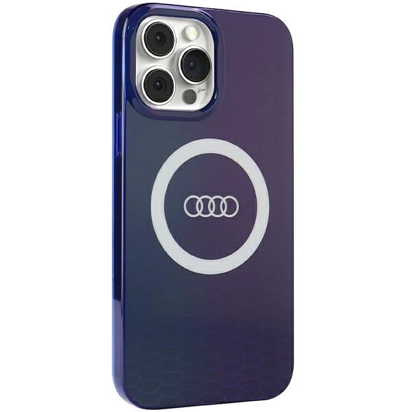 Audi IML Big Logo MagSafe case for iPhone 13 Pro Max - blueeng