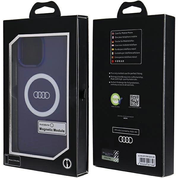 Audi IML Big Logo MagSafe case for iPhone 13 Pro Max - blueeng