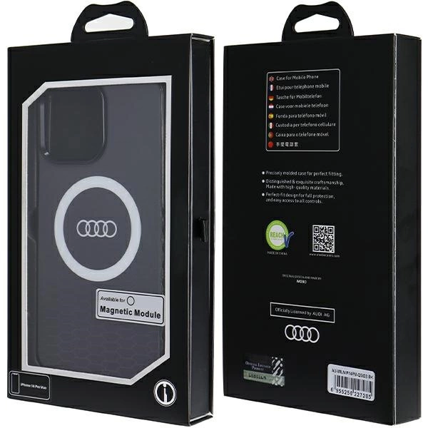Audi IML Big Logo MagSafe case for iPhone 14 Pro Max - blackeng