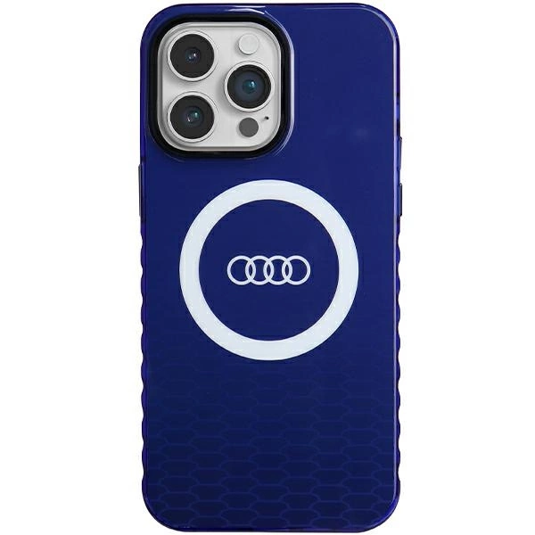 Audi IML Big Logo MagSafe case for iPhone 14 Pro Max - blueeng