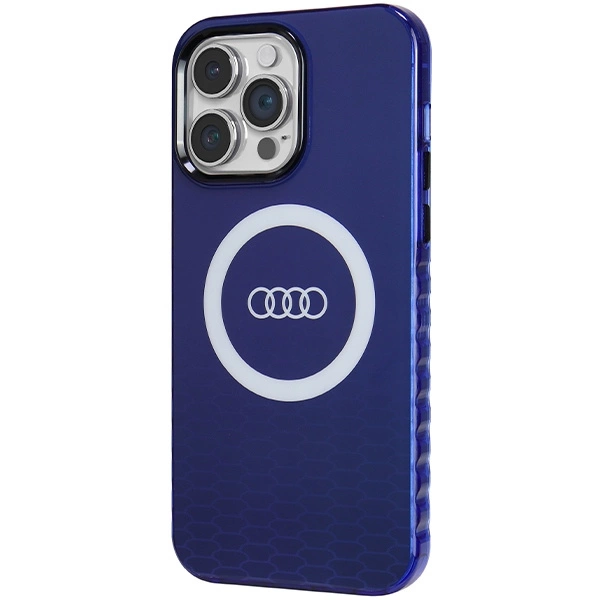 Audi IML Big Logo MagSafe case for iPhone 14 Pro Max - blueeng