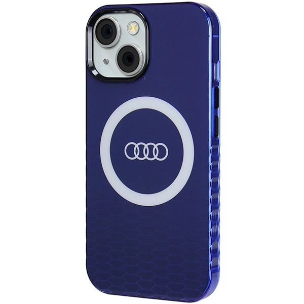 Audi IML Big Logo MagSafe case for iPhone 15 / 14 / 13 - blueeng