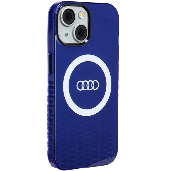 Audi IML Big Logo MagSafe case for iPhone 15 / 14 / 13 - blueeng