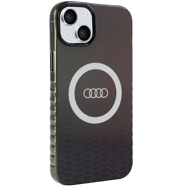 Audi IML Big Logo MagSafe case for iPhone 15 Plus / 14 Plus - blackeng