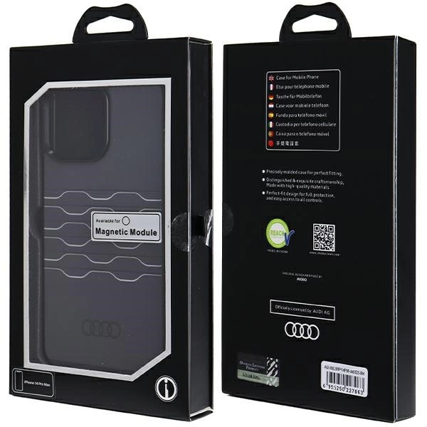 Audi IML MagSafe case for iPhone 14 Pro Max - blackeng