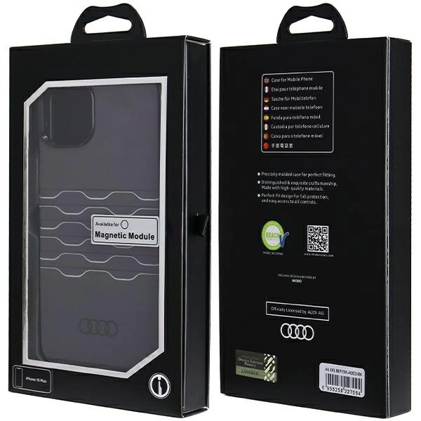 Audi IML MagSafe case for iPhone 15 Plus / 14 Plus - blackeng