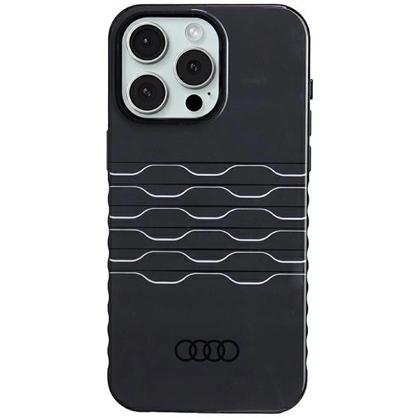 Audi IML MagSafe case for iPhone 15 Pro Max - blackeng