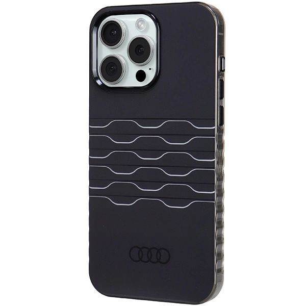 Audi IML MagSafe case for iPhone 15 Pro Max - blackeng