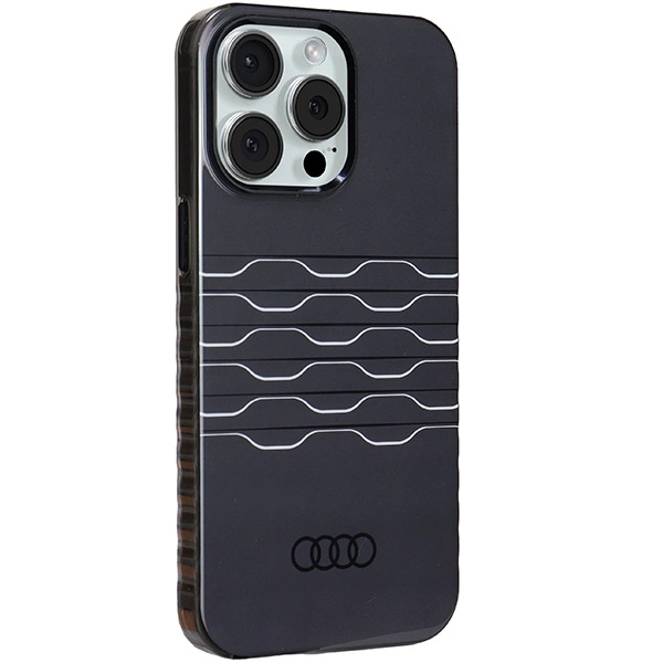 Audi IML MagSafe case for iPhone 15 Pro Max - blackeng