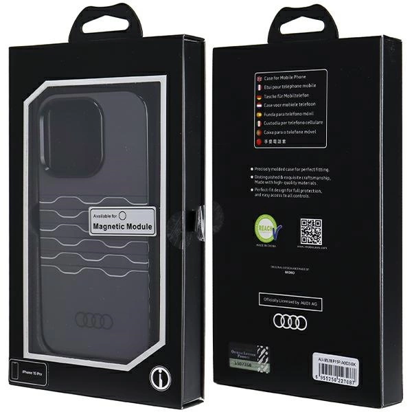 Audi IML MagSafe case for iPhone 15 Pro - blackeng