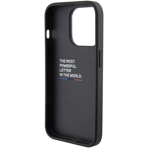 BMW M Grip Stand Bicolor case for iPhone 15 Pro - navy blueeng