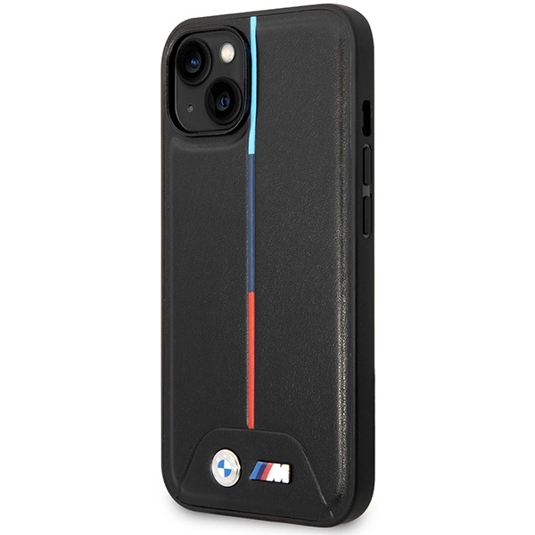 BMW M Quilted Tricolor case for iPhone 15 / 14 / 13 - blackeng