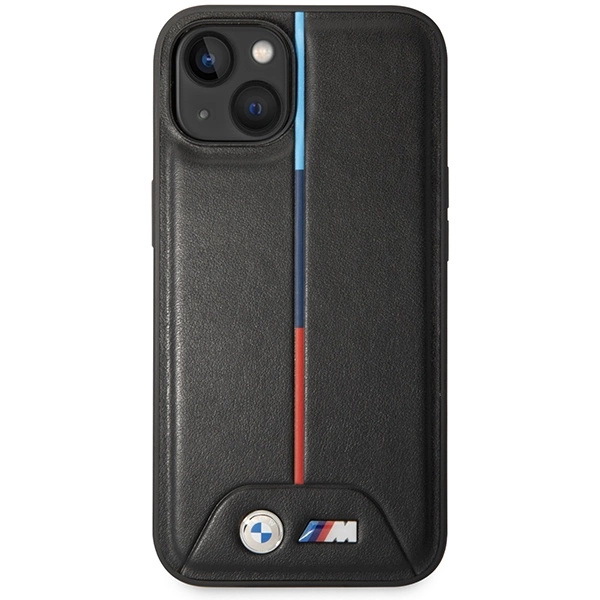 BMW M Quilted Tricolor case for iPhone 15 / 14 / 13 - blackeng