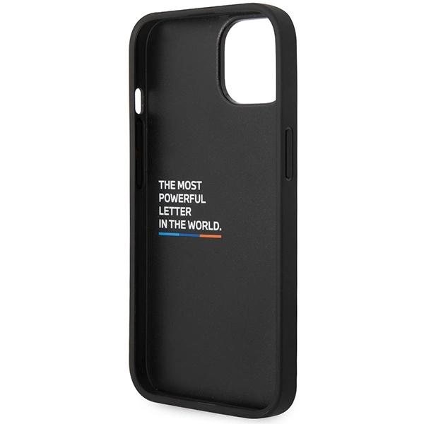 BMW M Quilted Tricolor case for iPhone 15 / 14 / 13 - blackeng