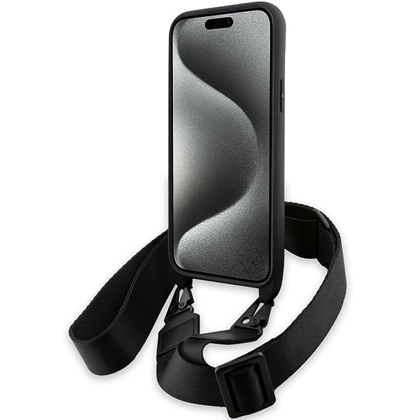 BMW M Edition Carbon Stripe & Strap case for iPhone 15 / 14 / 13 - blackeng