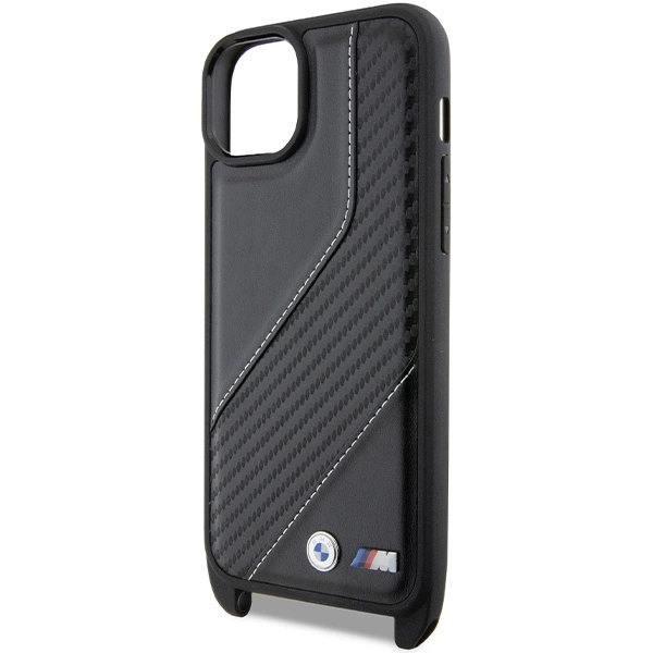 BMW M Edition Carbon Stripe & Strap case for iPhone 15 / 14 / 13 - blackeng