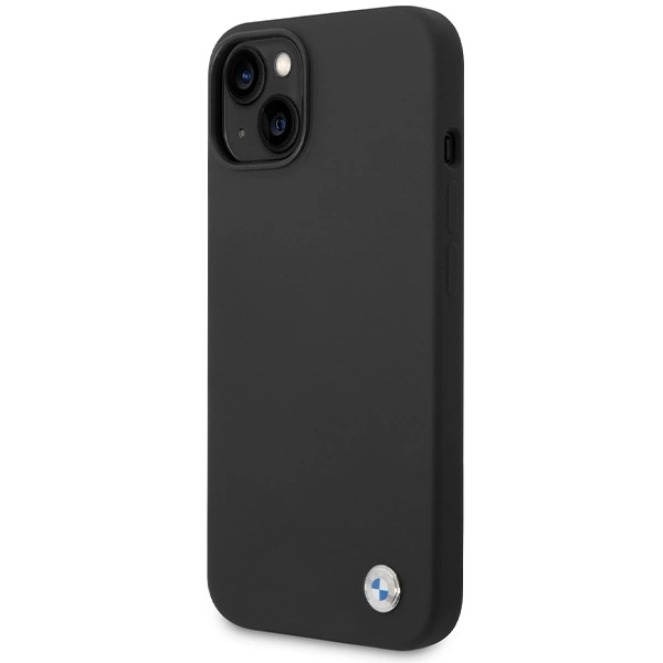 BMW Silicone Metal Logo case for iPhone 15 / 14 / 13 - blackeng