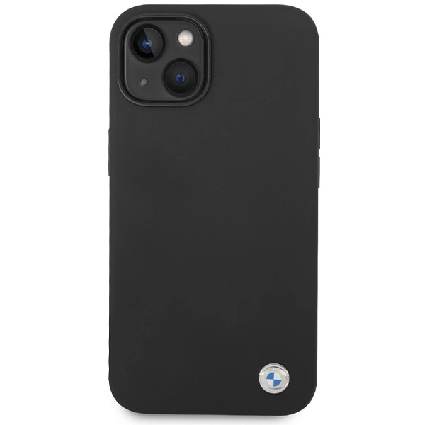 BMW Silicone Metal Logo case for iPhone 15 / 14 / 13 - blackeng