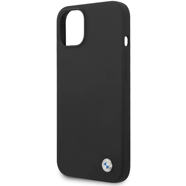 BMW Silicone Metal Logo case for iPhone 15 / 14 / 13 - blackeng
