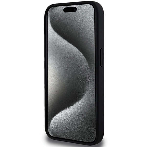 BMW Perforated Tricolor Line case for iPhone 15 Pro Max - blackeng