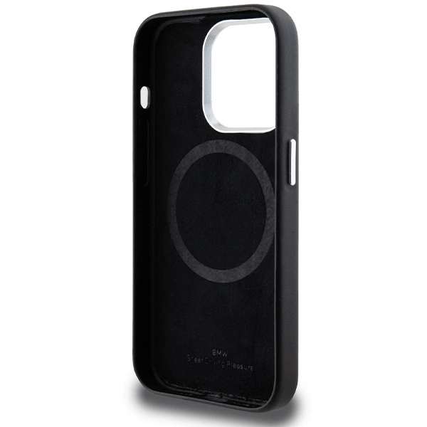 BMW Signature Wrapped Metal MagSafe case for iPhone 14 Pro - blackeng