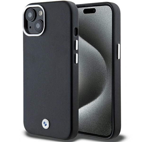 BMW Signature Wrapped Metal MagSafe Case for iPhone 14/15/13 - Blackeng