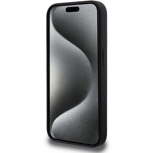 BMW M Silicone Pattern MagSafe case for iPhone 15 Pro - blackeng