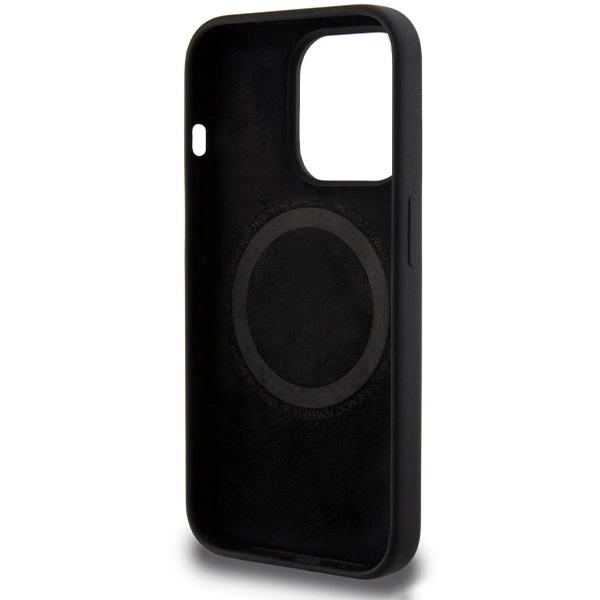 BMW M Silicone Pattern MagSafe case for iPhone 15 Pro - blackeng