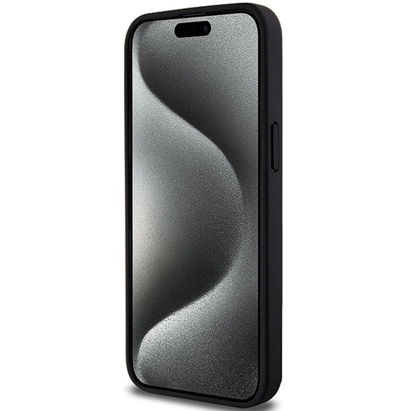 BMW Perforated Twisted Line MagSafe case for iPhone 15 Pro - blackeng